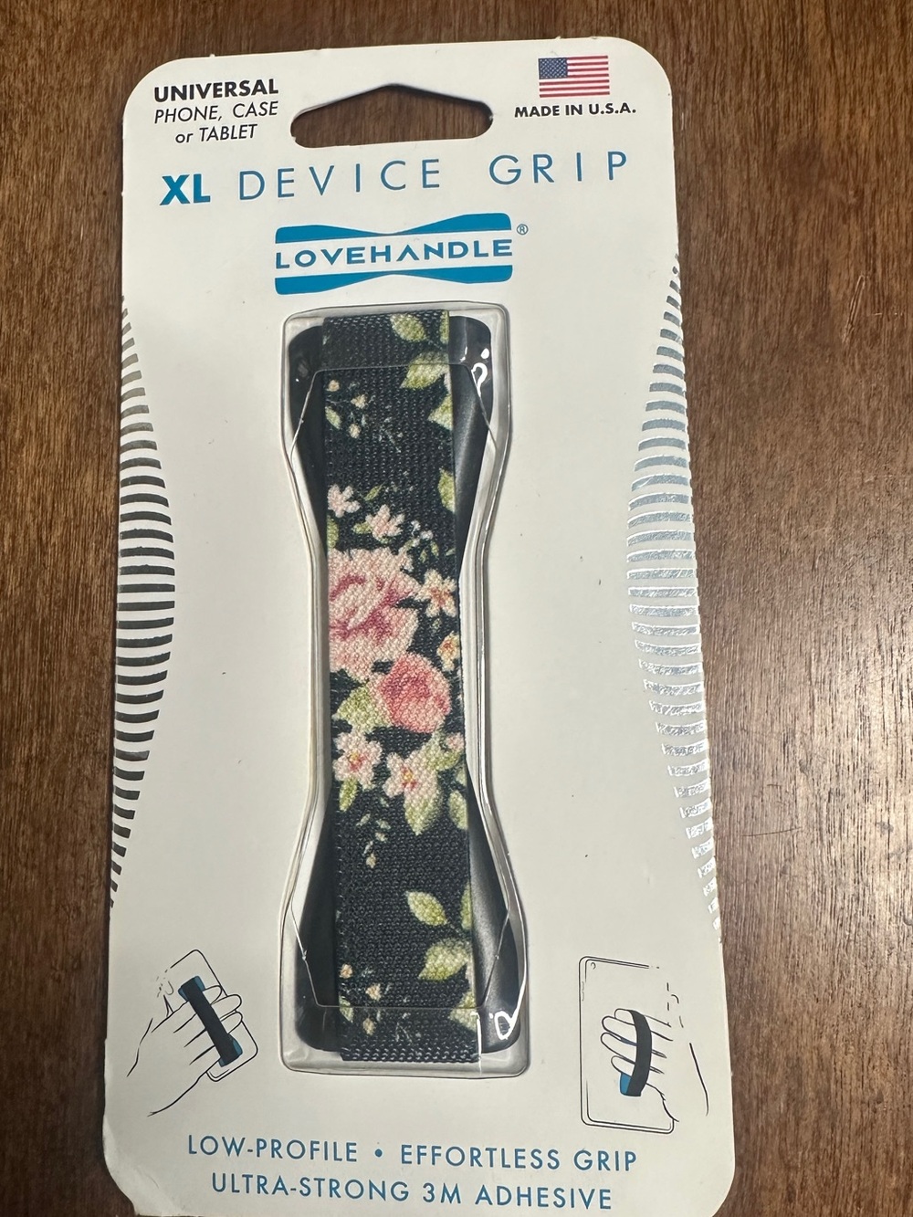 XL Device Grip - Navy Floral
